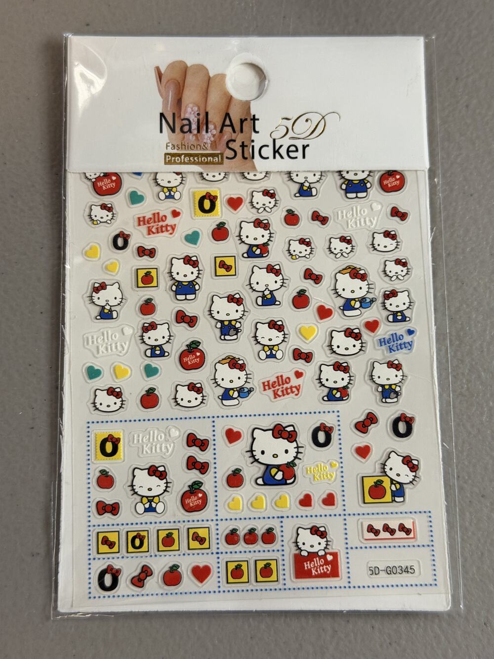 #HK-719 Hello Kitty Nail Stickers